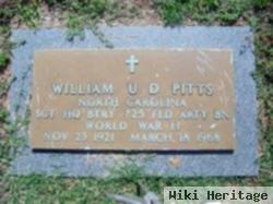 William U D Pitts