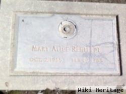 Mary Alice Rehfeldt