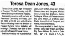 Teresa Dean Wilson Jones