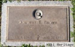 Dorothy E Brown