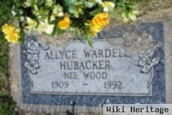 Allyce Wardell Wood Hubacker