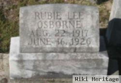 Rubie Lee Osborne