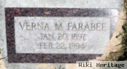 Verna M Farabee