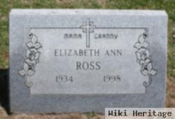 Elizabeth Ann "liz" Sheffield Ross