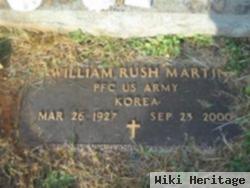 Pfc William Rush Martin