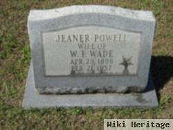 Jeanner Powell Wade