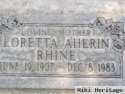 Loretta Aherin Rhine