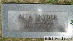 Alta Snyder