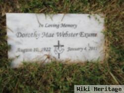 Dorothy Mae Webster Exume