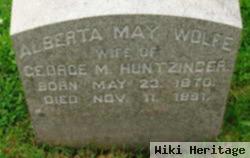 Alberta May Wolfe Huntzinger