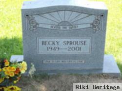 Rebecca Lea "becky" Kizer Sprouse