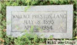 Wallace Preston Lang