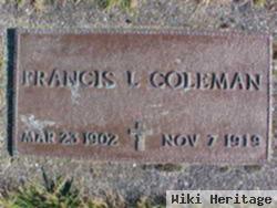 Francis L Coleman