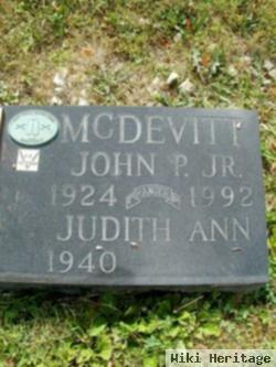 John P "jack" Mcdevitt, Jr