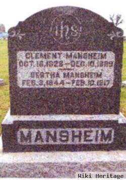 Hubertina "bertha" Pennartz Mansheim