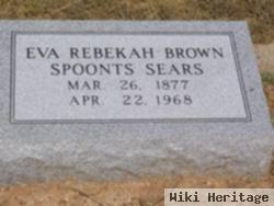 Eva Rebecca Brown Spoonts Sears