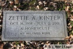 Zettie A Honeycutt Kinter