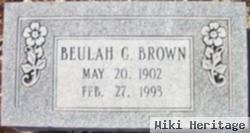 Beulah G Brown