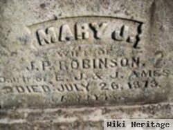 Mary Jane Ames Robinson