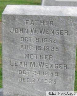 John W Wenger