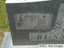 Carroll W Russell