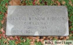 Samuel Bynum Riddick