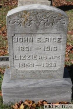 Elizabeth "lizzie" Daniel Rice