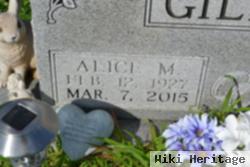 Alice M "sis" Stranahan Gilmer