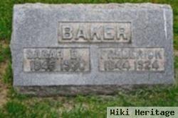 Sarah E Grogan Baker