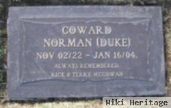 Norman "duke" Coward, Jr