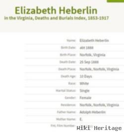 Elizabeth Heberlin