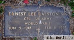 Ernest Lee Ralston, Sr