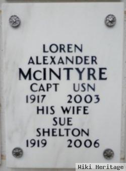 Capt Loren Alexander Mcintyre