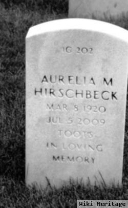 Aurelia M Hirschbeck