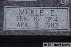 Merle E. "bill" Whaley