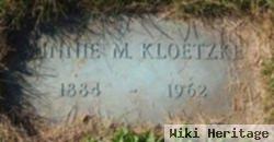 Minnie M Kloetzke