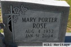 Mary Porter Rose