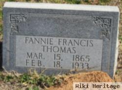 Fannie Frances Thomas