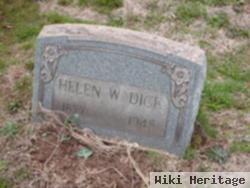 Helen W Dick