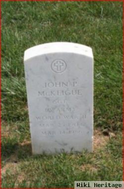 John P. Mckeigue