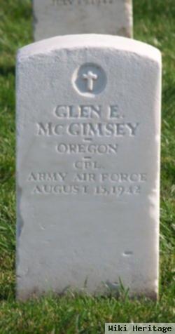 Glen E Mcgimsey