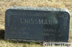 Sarah A Crissman