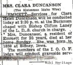 Clarissa Helen "clara" Throckmorton Duncanson