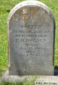 E. H. Holden