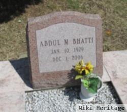 Abdul M. Bhatti