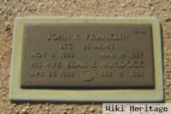 John R Franklin