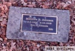 Mathew B. Johnson