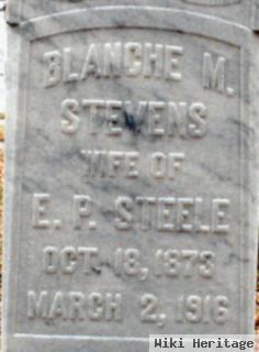 Blanche M Stevens Steele