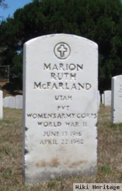 Marion Ruth Mcfarland