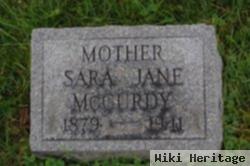 Sara Jane Mccurdy
